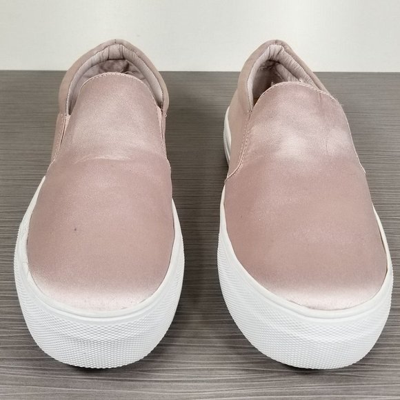 Steve Madden Giles Sneakers, Pink Satin, Womens Various Sizes - Picture 2 of 9
